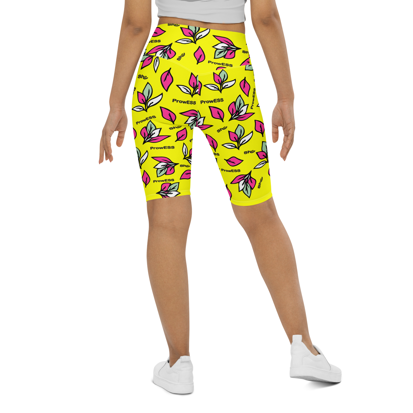 ProwESS She Logic Yellow Biker Shorts