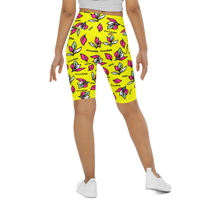 ProwESS She Logic Yellow Biker Shorts