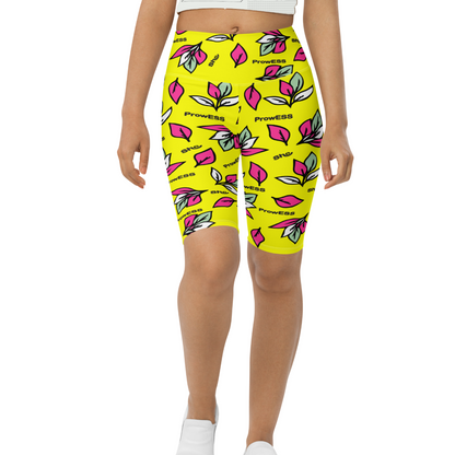 ProwESS She Logic Yellow Biker Shorts