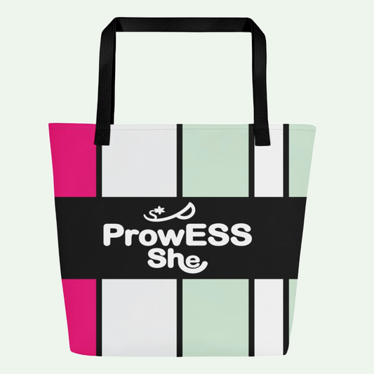 ProwESS She Love & Heartful Large Tote Bag
