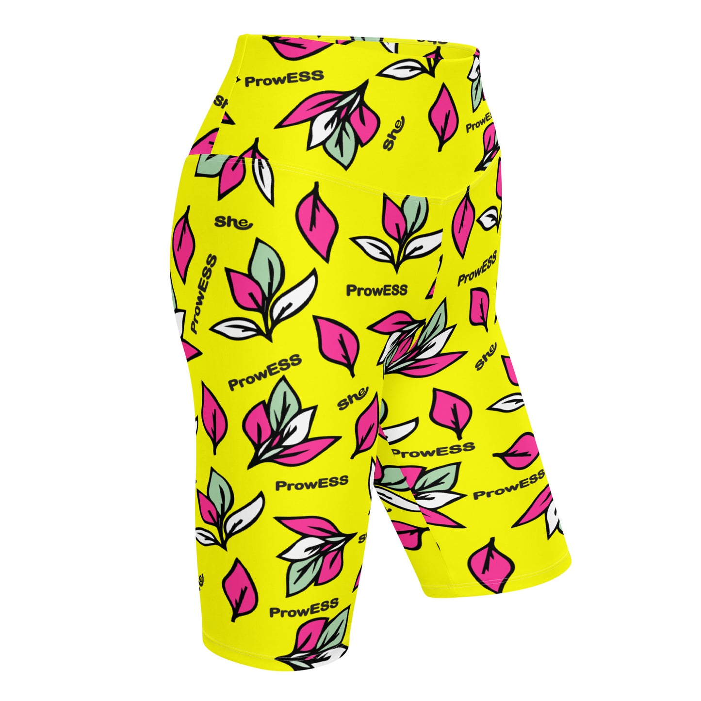 ProwESS She Logic Yellow Biker Shorts