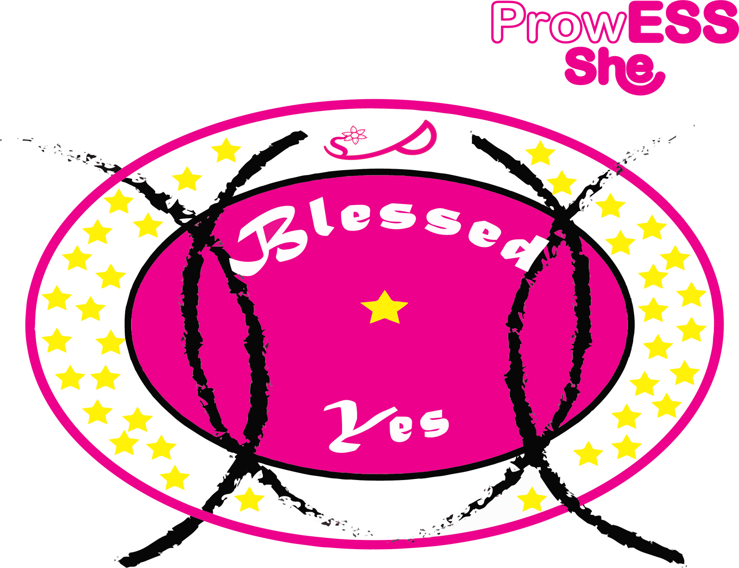 ProwESS She Blessed Yes Large Tote Bag