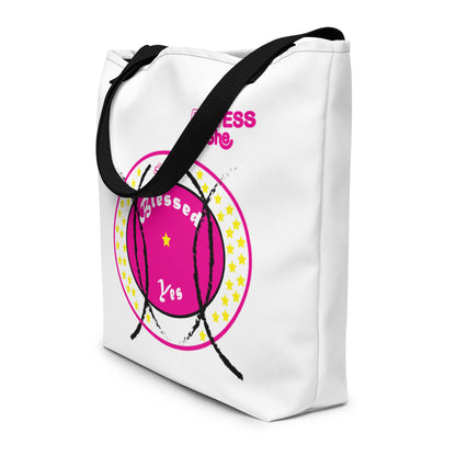 ProwESS She Blessed Yes Large Tote Bag