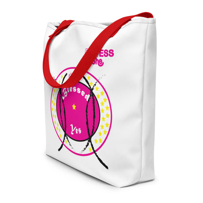 ProwESS She Blessed Yes Large Tote Bag